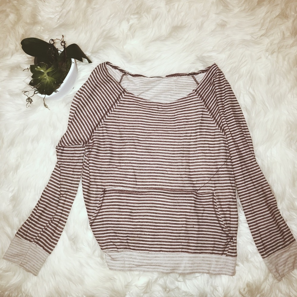 Striped Quarter Sleeve